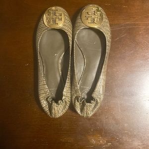Tory Burch textured flats